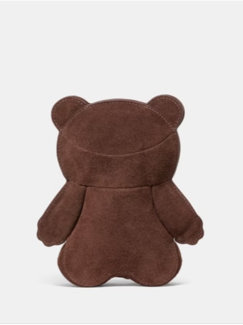 Kate spade Plush Brown Monsters Teddi Bear Mini Bag - Picture 5 of 10
